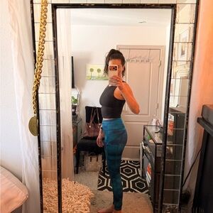 Athleta Teal and Navy Leggings